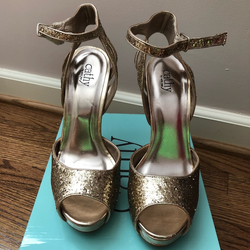 Gold Cathy Jean heels